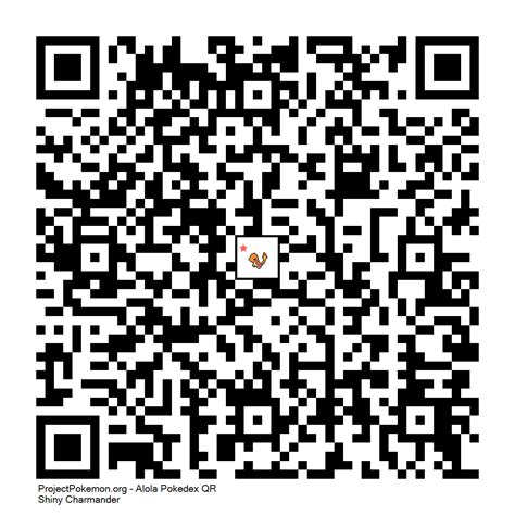 charmander qr code ultra sun.